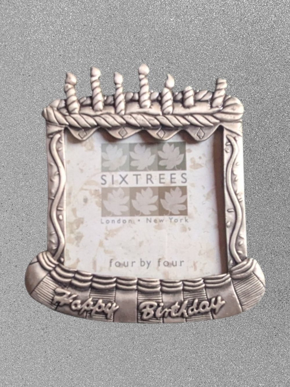 Six Trees Silver 'Happy Birthday' Picture Frame